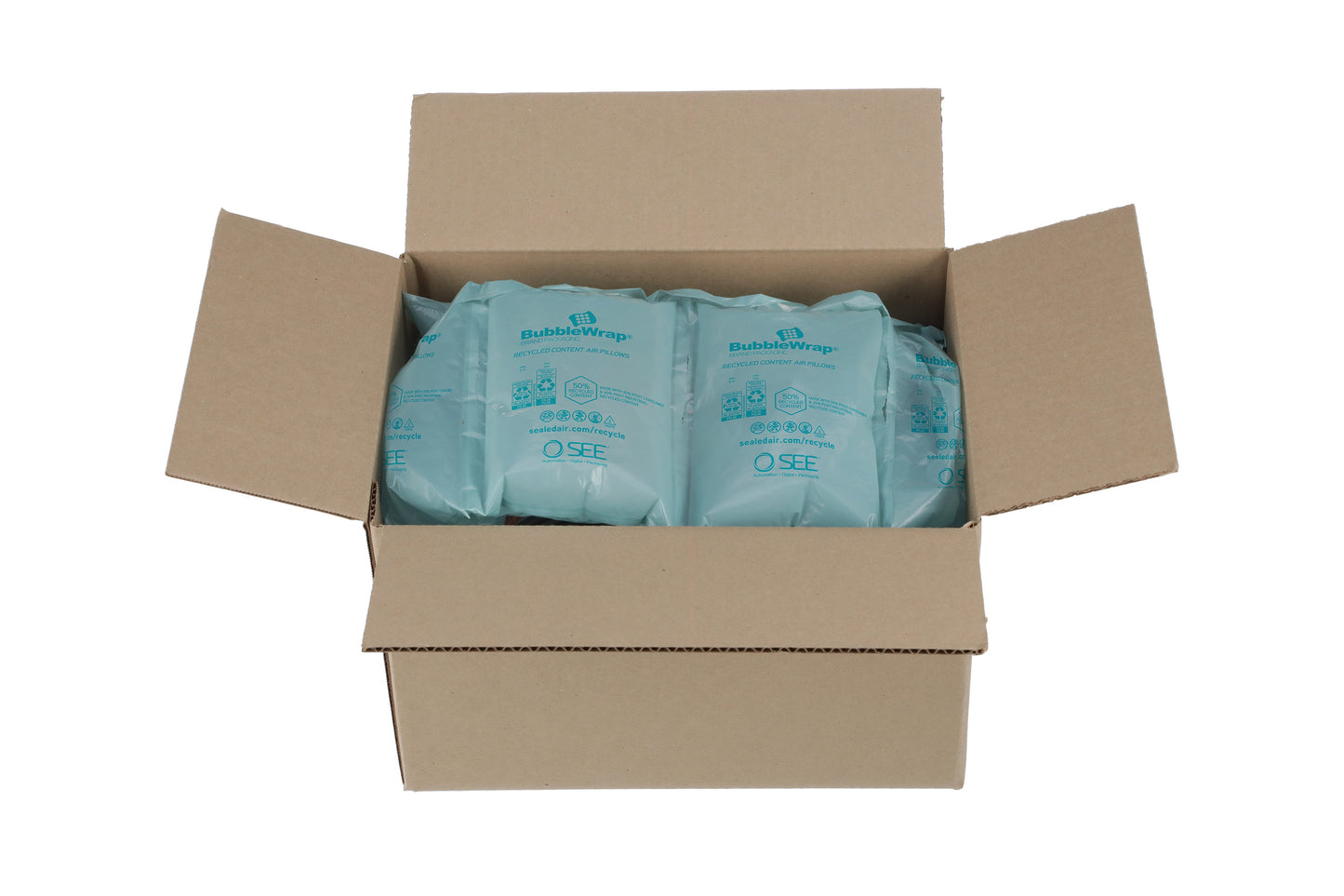 BUBBLE WRAP® brand High Recycled Content Fill-Air Extreme Efficiency Film 10" x 8" x 5900'