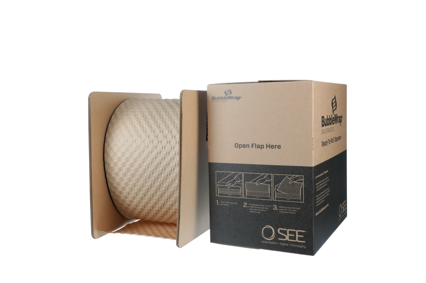 BUBBLE WRAP® Brand Embossed Paper in Ready-To-Roll® Dispenser